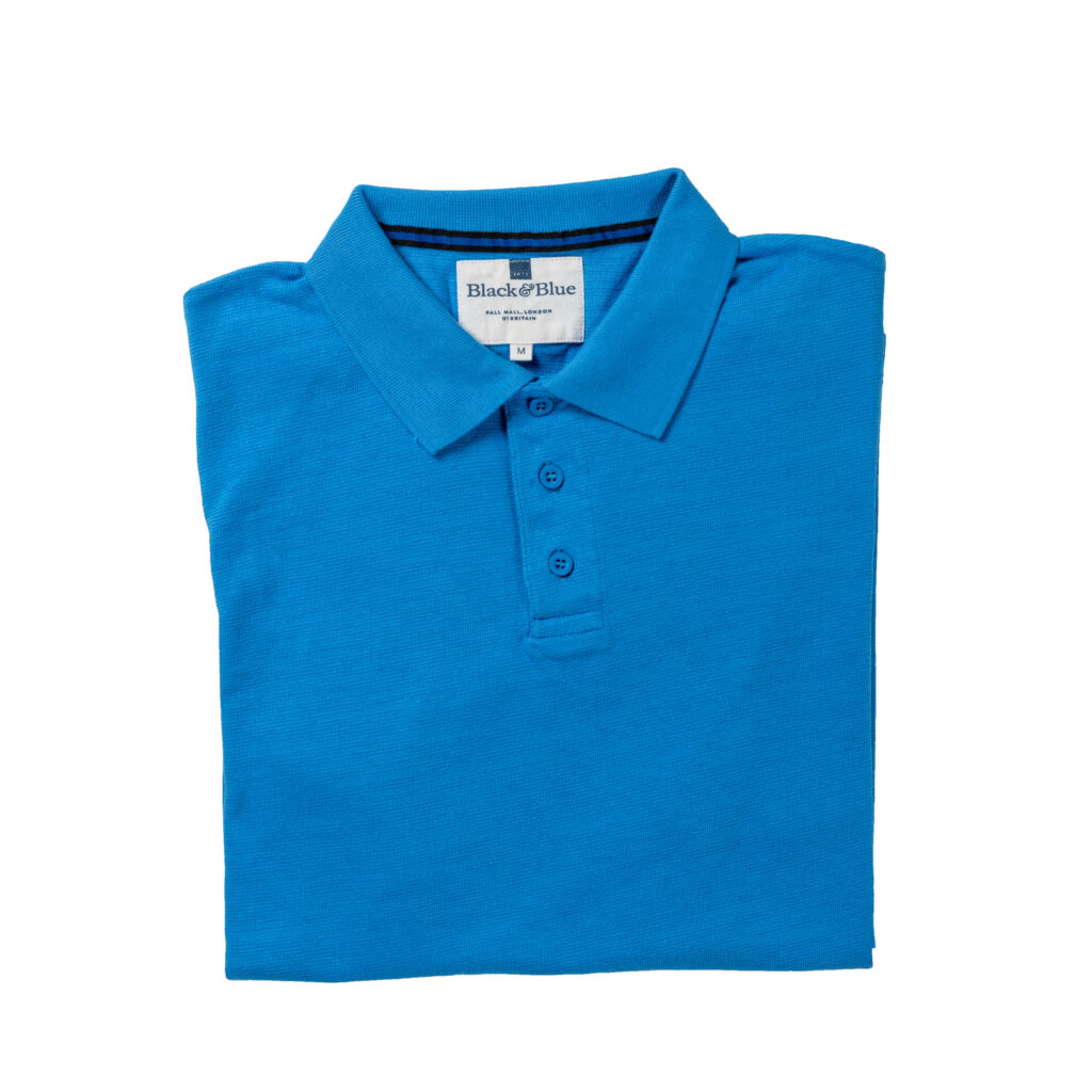 French Blue 1871 Polo Shirt_Folded