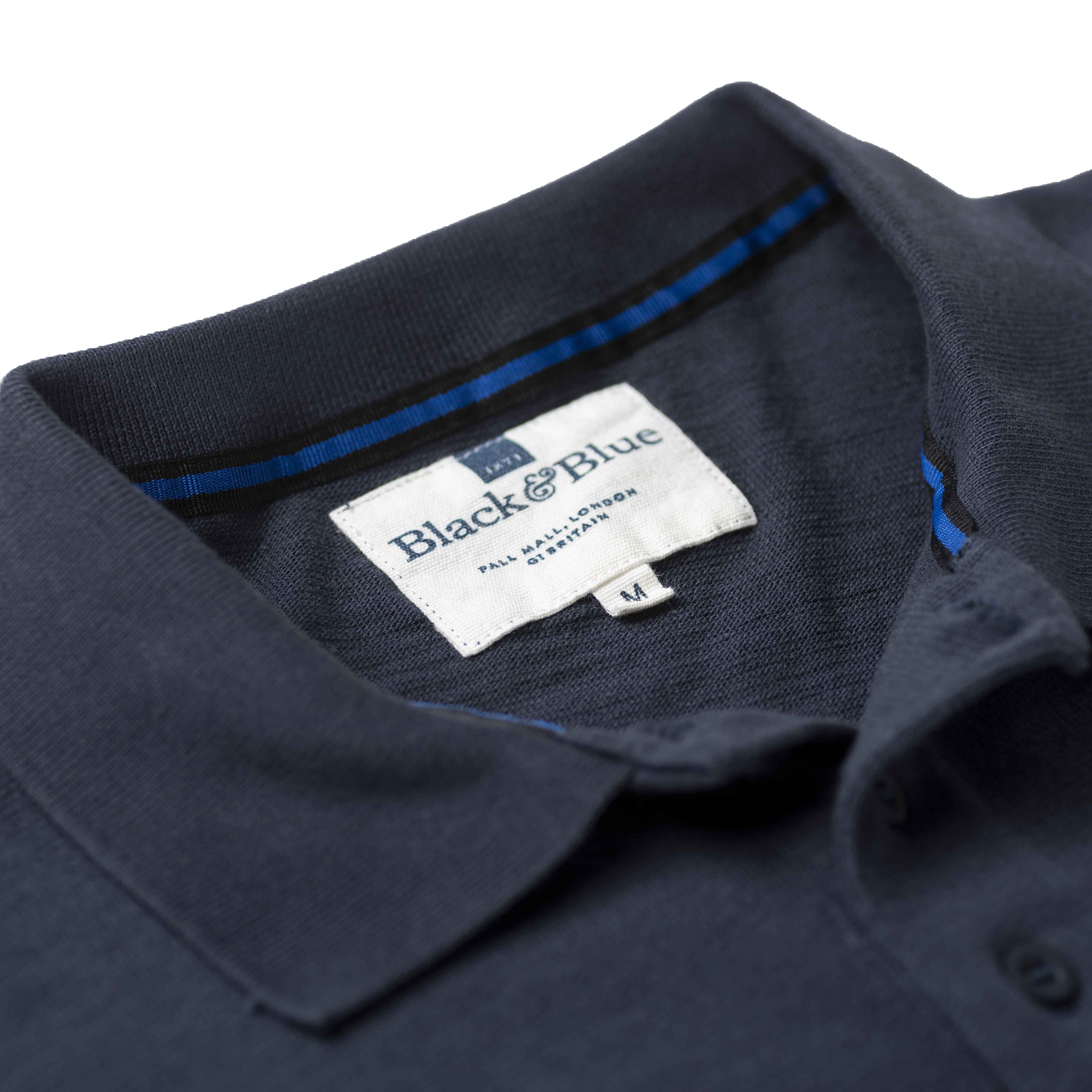 Navy 1871 Polo Shirt_BBLabel