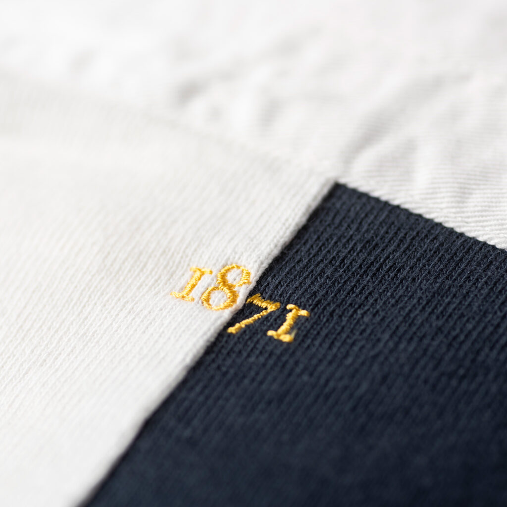 Red, Green, Navy&White 1871 Rugby Shirt_1871