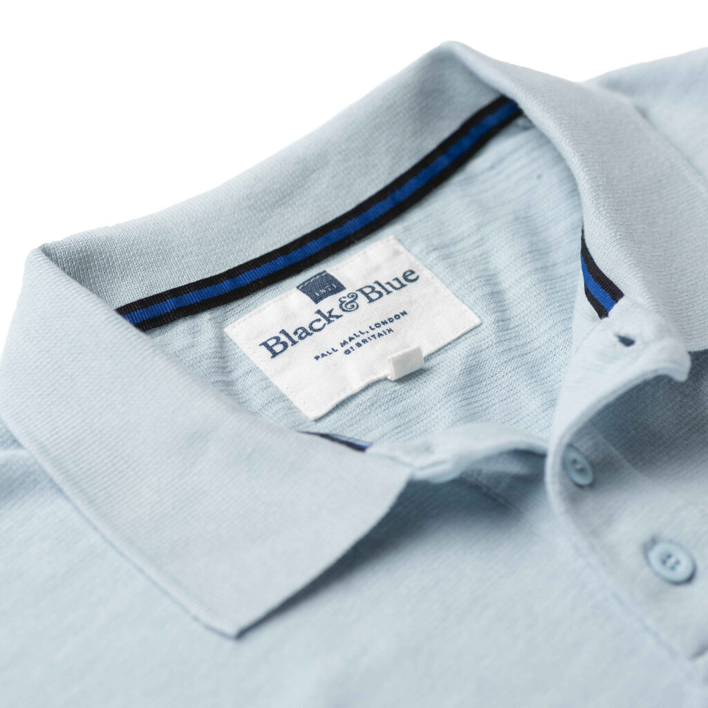 Sky Blue 1871 Polo Shirt_BBLabel