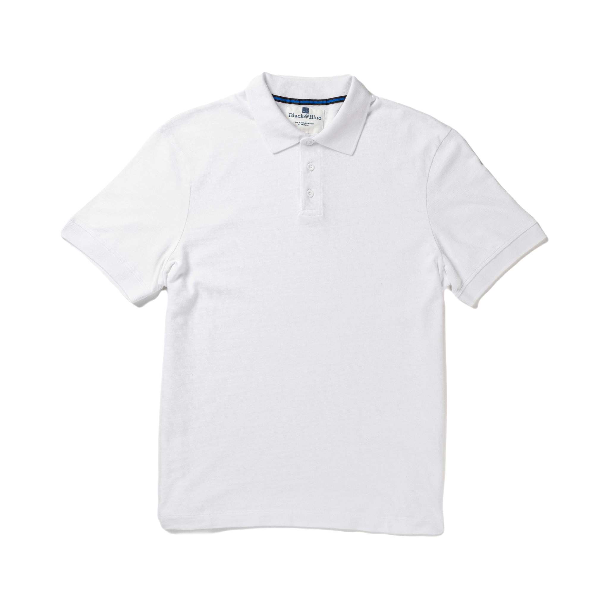 White 1871 Polo Shirt_Front