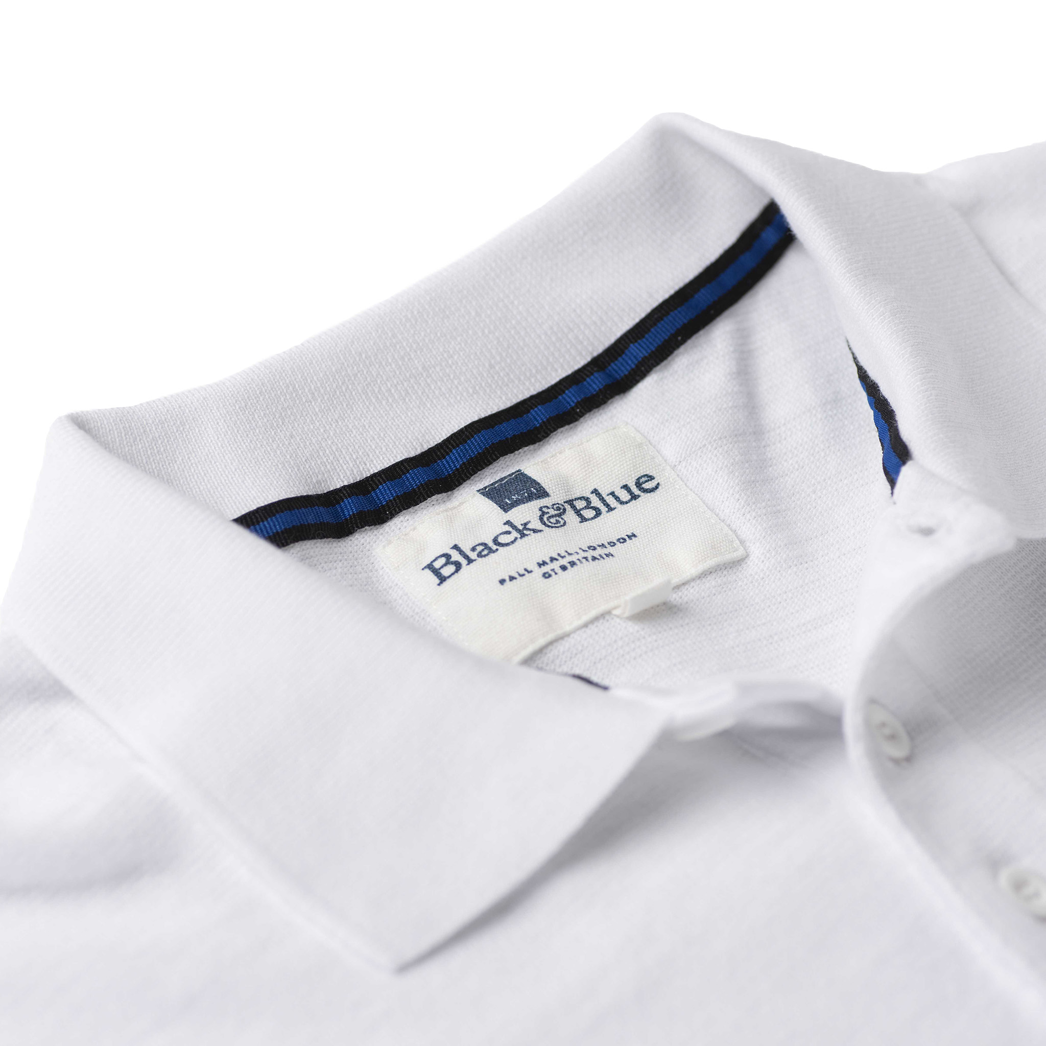 White 1871 Polo Shirt_BBLabel