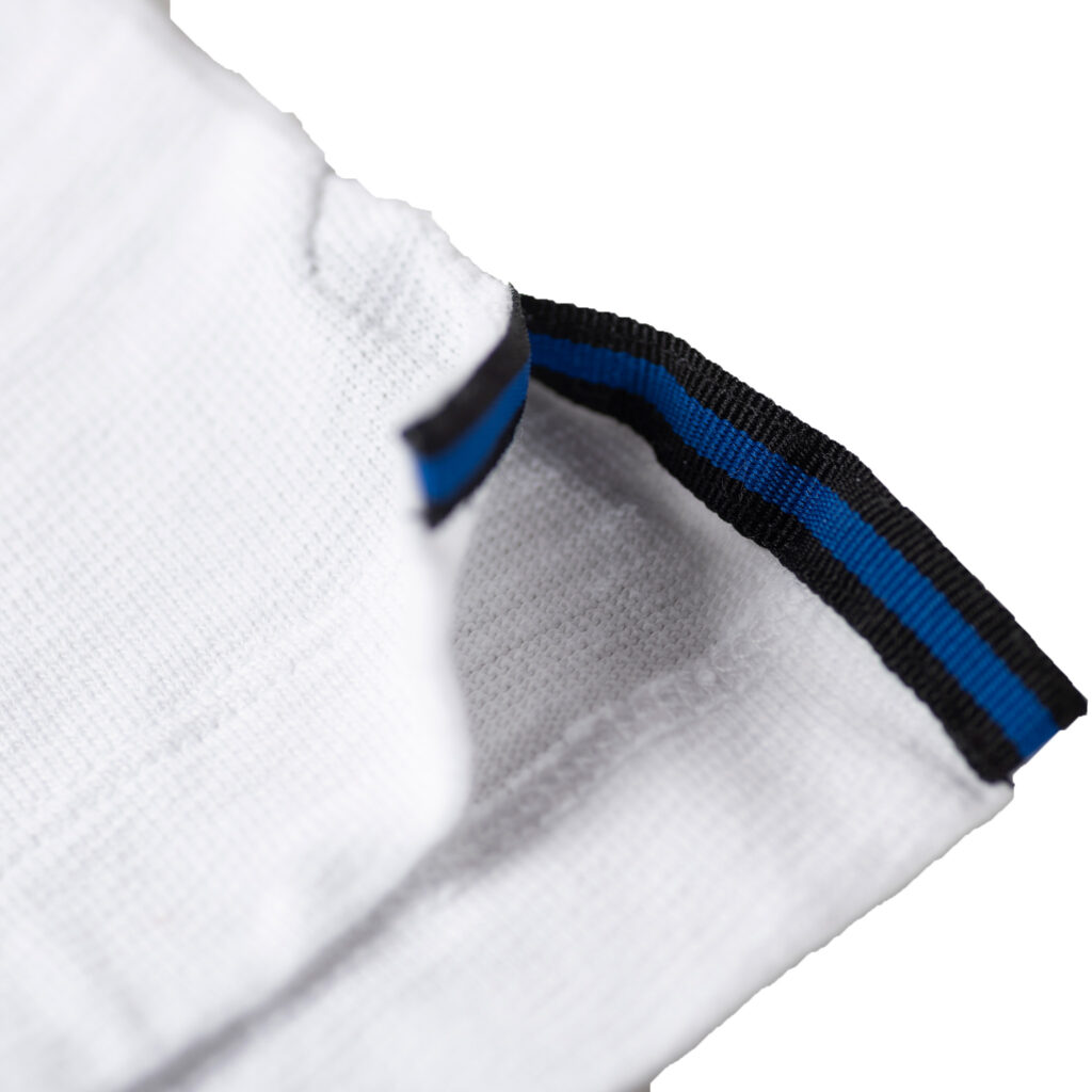 White 1871 Polo Shirt_Hem